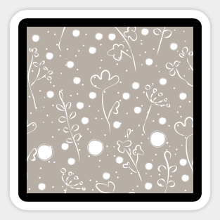 Sweet Floral Pattern Sticker